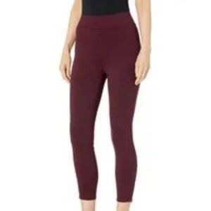 Daily Ritual Women's Purple Ponte Knit Skinny-fit Legging With Ankle Side Zips